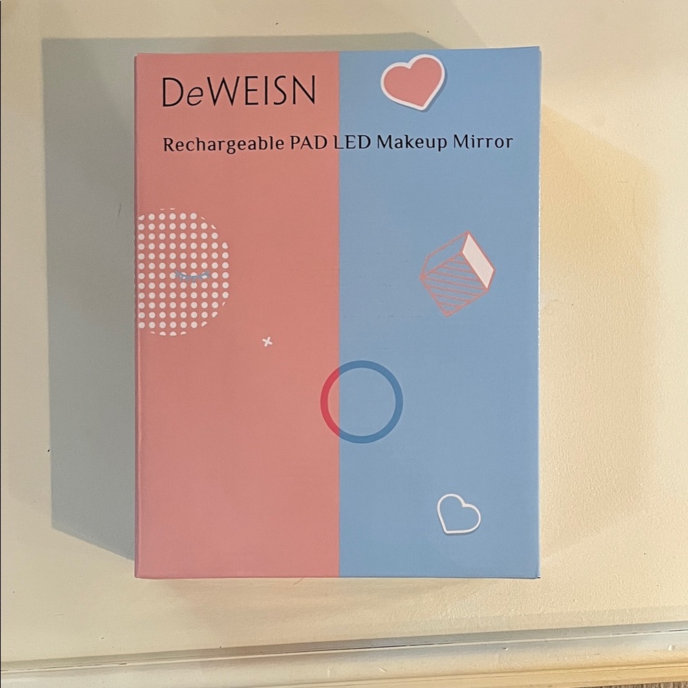 DeWEISN Rechargeable LED Makeup Mirror